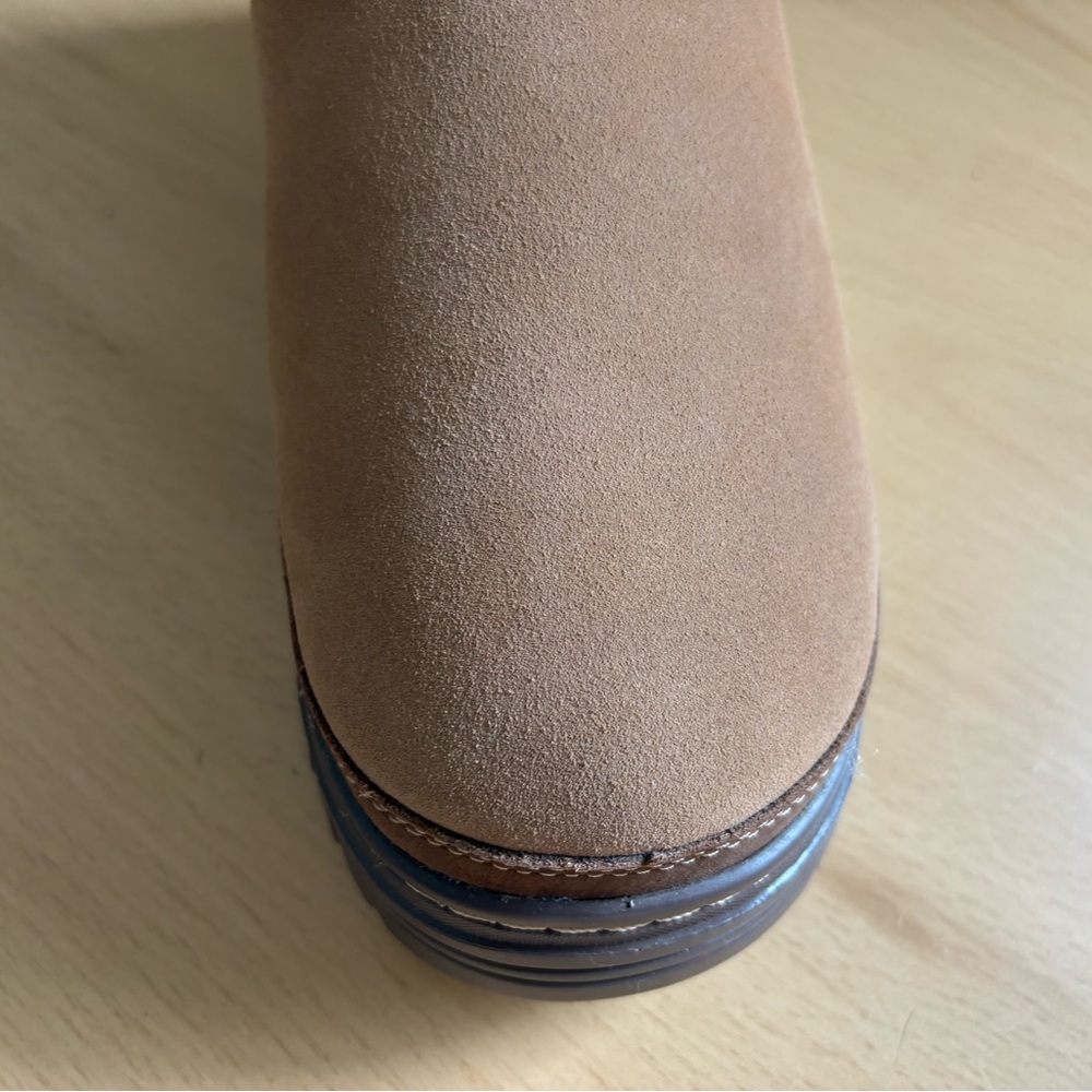 NWT UGG Women’s Chestnut Suede Shearling-Lined Mid-Calf Boots - Picture 7 of 7